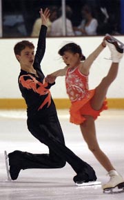 Vickie and Peter Pairs figure skating